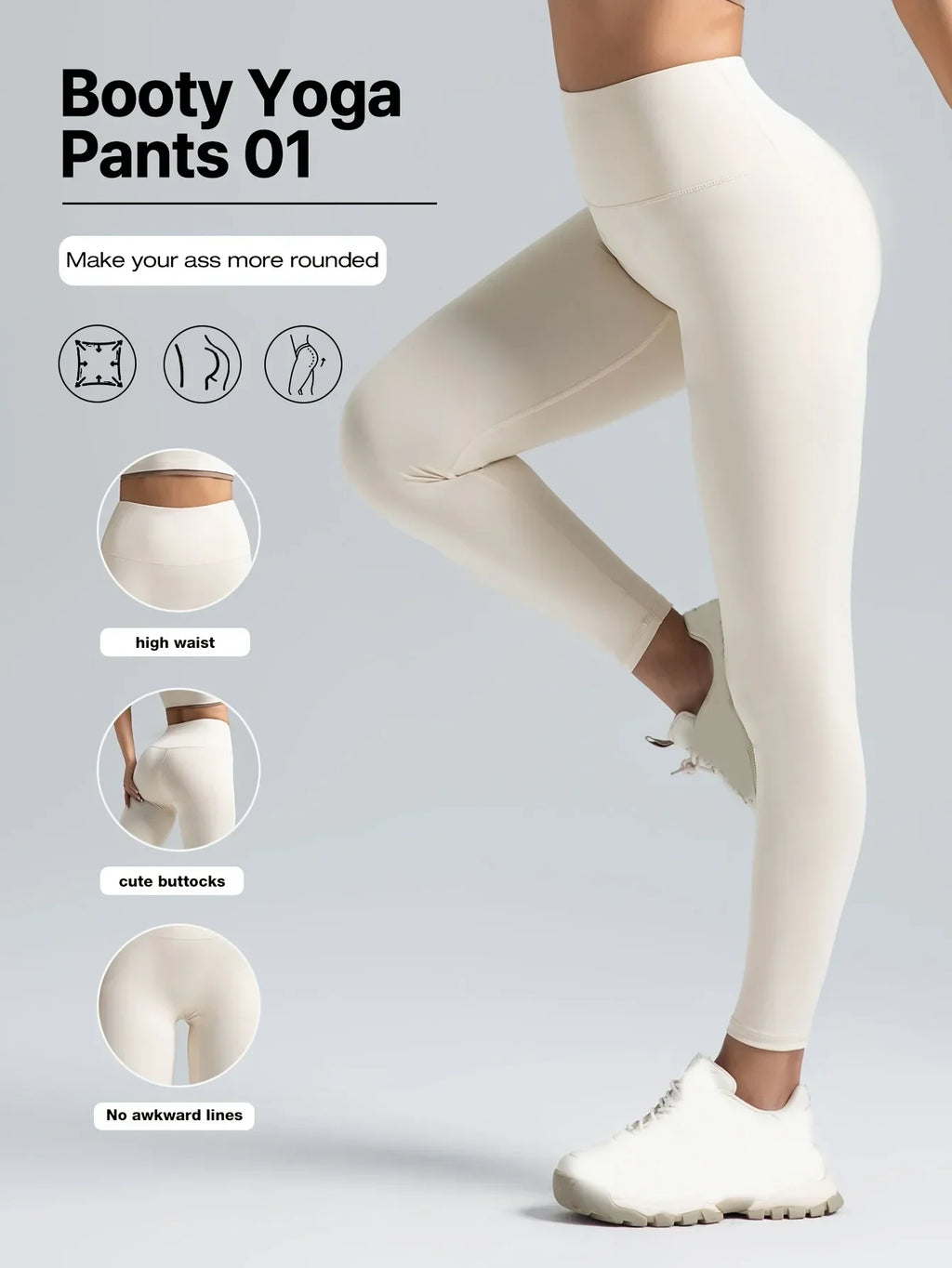 ElevateFit High-Waist Shaping Yoga Leggings - SJB-DIAMOND ELITES