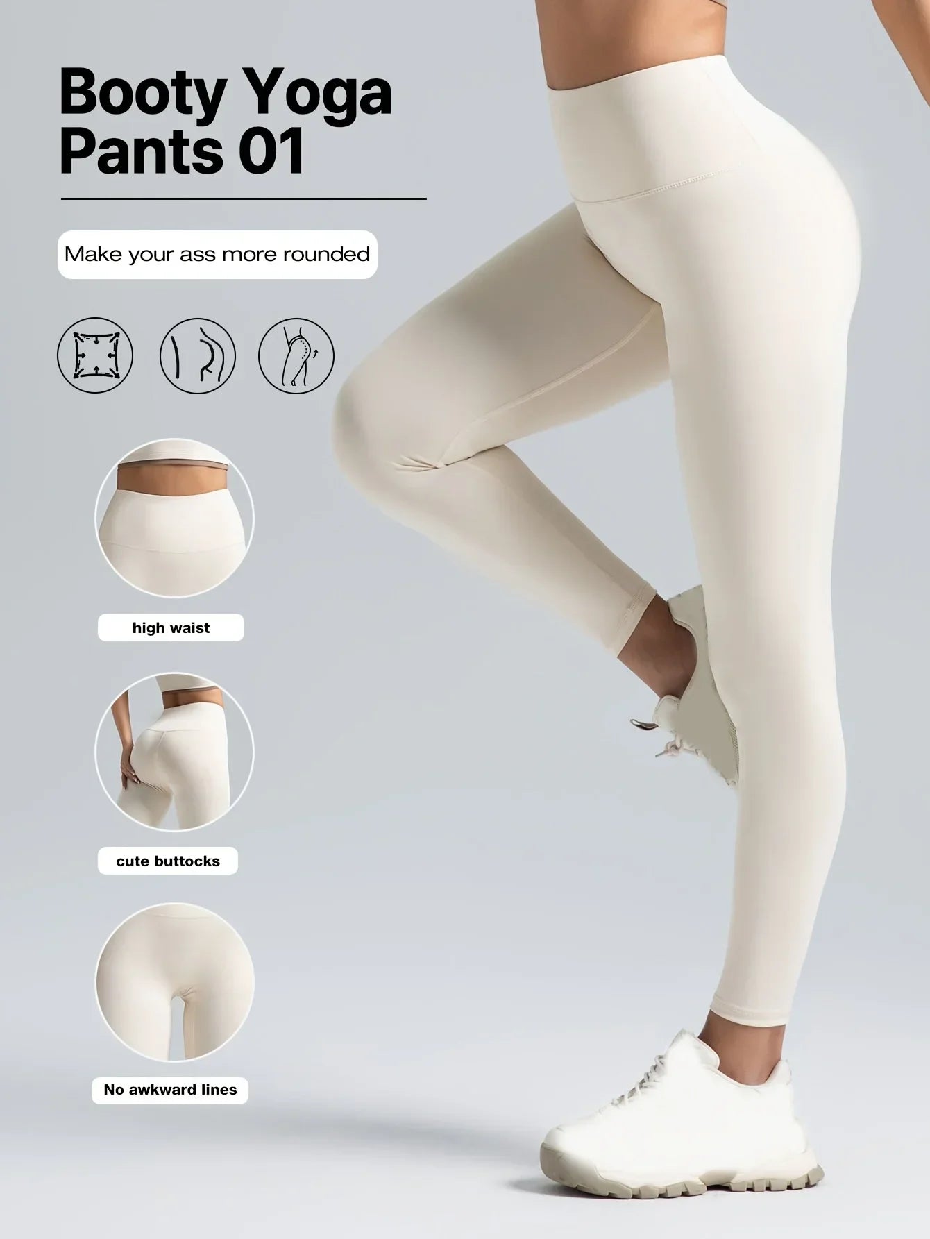 ElevateFit High-Waist Shaping Yoga Leggings - SJB-DIAMOND ELITES
