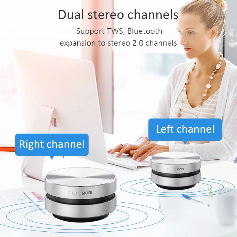 Bone Conduction Speaker Vibration Bluetooth Stereo Audio Digital TWS Wireless Smallest Portable DURAMOBI Humbird Speaker Lootquake LLC