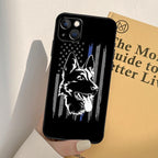 Cartoon German Shepherd Phone Case MAsk  Dog Case For iPhone 13 12 Mini 11 14 Pro Max 6S 8 7 Plus SE 2022 2020 X XS Max XR Back Cover Poodle Dog Phone Case Compatible with iphone