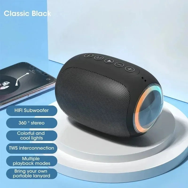Speaker Bluetooth pink strong function portable Bluetooth speaker outdoor speaker waterproof 10W bass support TF card Lootquake LLC