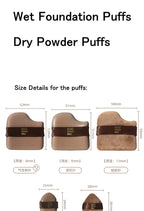 GUOXIAONIU 6PCS Makeup Blender Puffs Loose Powder Foundation BB Cream Cosmetics Applicator Sponge Dry Wet Use Tool