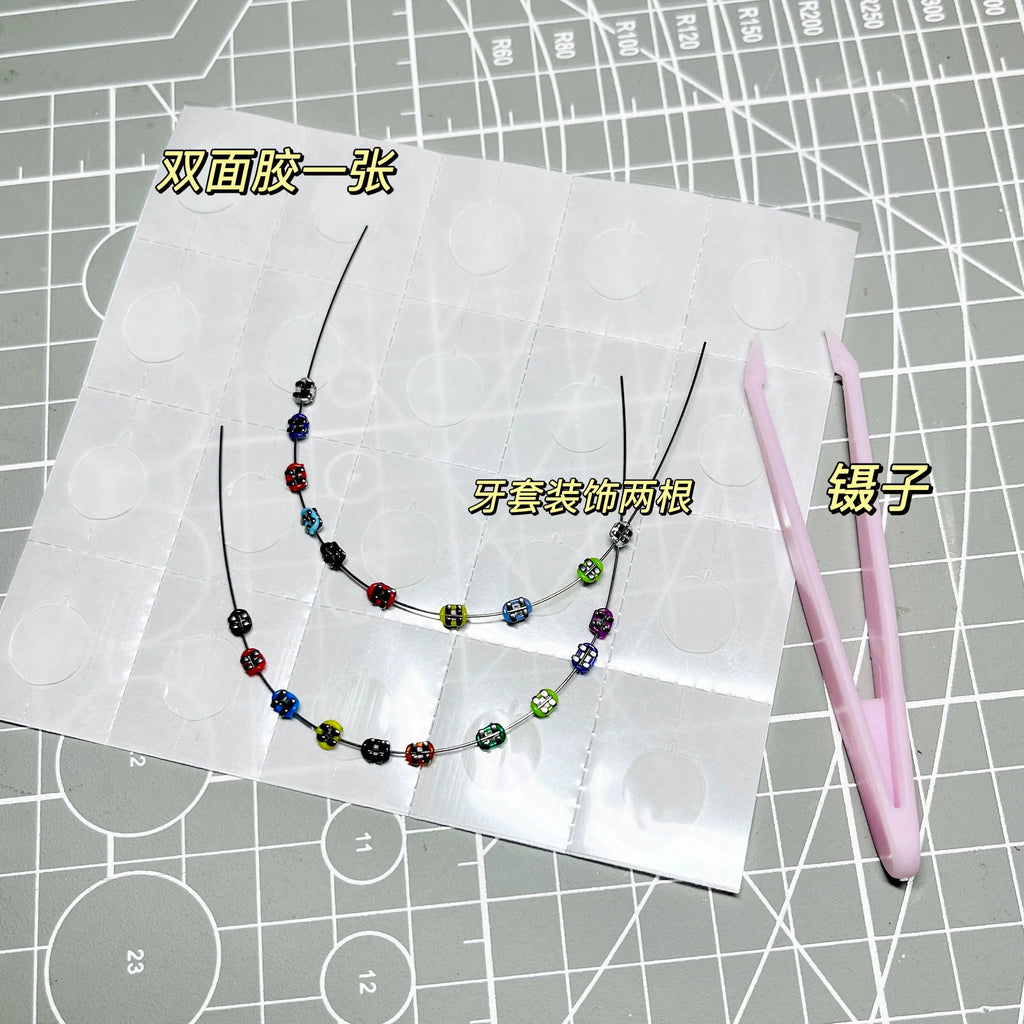 17cm Labubu Color Metal Bracelet Labubu Exquisite Eye Makeup Stickers Eyelash Stickers Vinyl Doll Diy Accessories Lootquake LLC