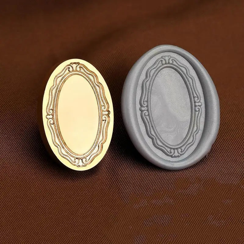 Photo Frame Series Sealing Wax Stamp Head Fire Paint Seal Wax Stamp Heads For DIY Scrapbooking Envelope Wedding Party Invitation Lootquake LLC