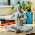 Yoga Man Meditating Abstract Statues Sculptures Yoga Figurine Nordic Living Room Home Decor Decoration Desk Ornaments Decor  ﻿