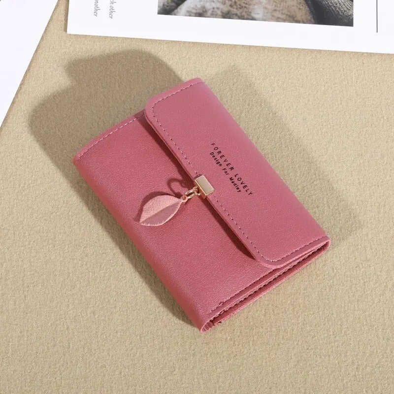 Trifold Clutch Coin Purse, Minimalist Credit Card Holder, Women's Casual Wallet Lootquake LLC