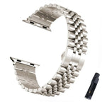 Apple Watch Stainless Steel Strap - Elegant Durable Design - SJB-DIAMOND ELITES