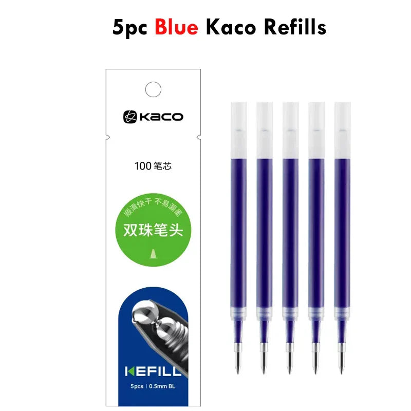 KACO Gel Pens Sets School Office Supplies for Kids 0.5mm High-capacity Heart / Star Sign Writing Gadgets Love Gift Cute Items Lootquake LLC