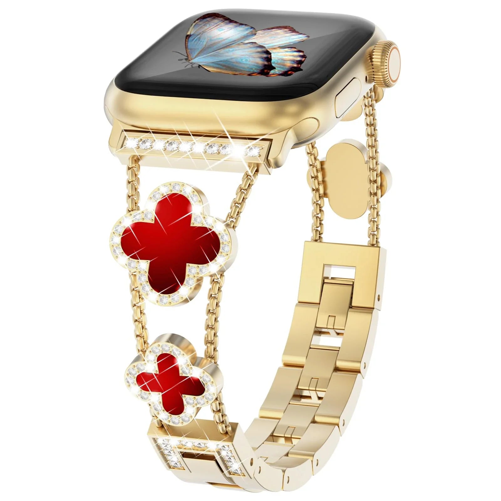 Apple Watch Diamond Metal Band - Elegant Stainless Steel Strap