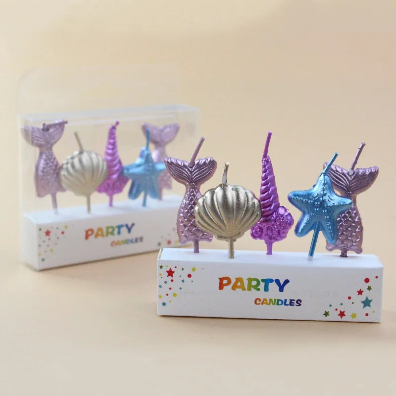 Birthday Cake Candles Children's Gift House Mini Candle Colored Beautiful Ritual Funny Girl Christening Gifts For Guests Candle Lootquake LLC