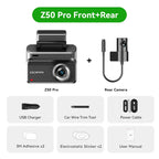 2025 New DDPAI Dash Cam Z50 Pro 4K Car DVR Night Vision 5GHz Wi-Fi GPS ADAS 24h Parking mode Support Front and Rear Camera Lootquake LLC