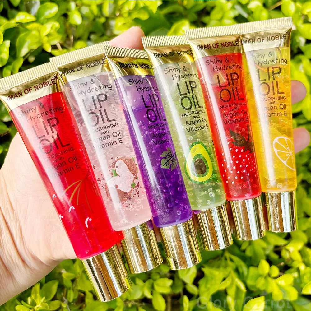 6Pcs Fruity Flavor Watery Glossy Lip Gloss Set Clear Lip Gel Hydrating Moisturizing Lip Gloss Women Lips Makeup Wholesale Lootquake LLC