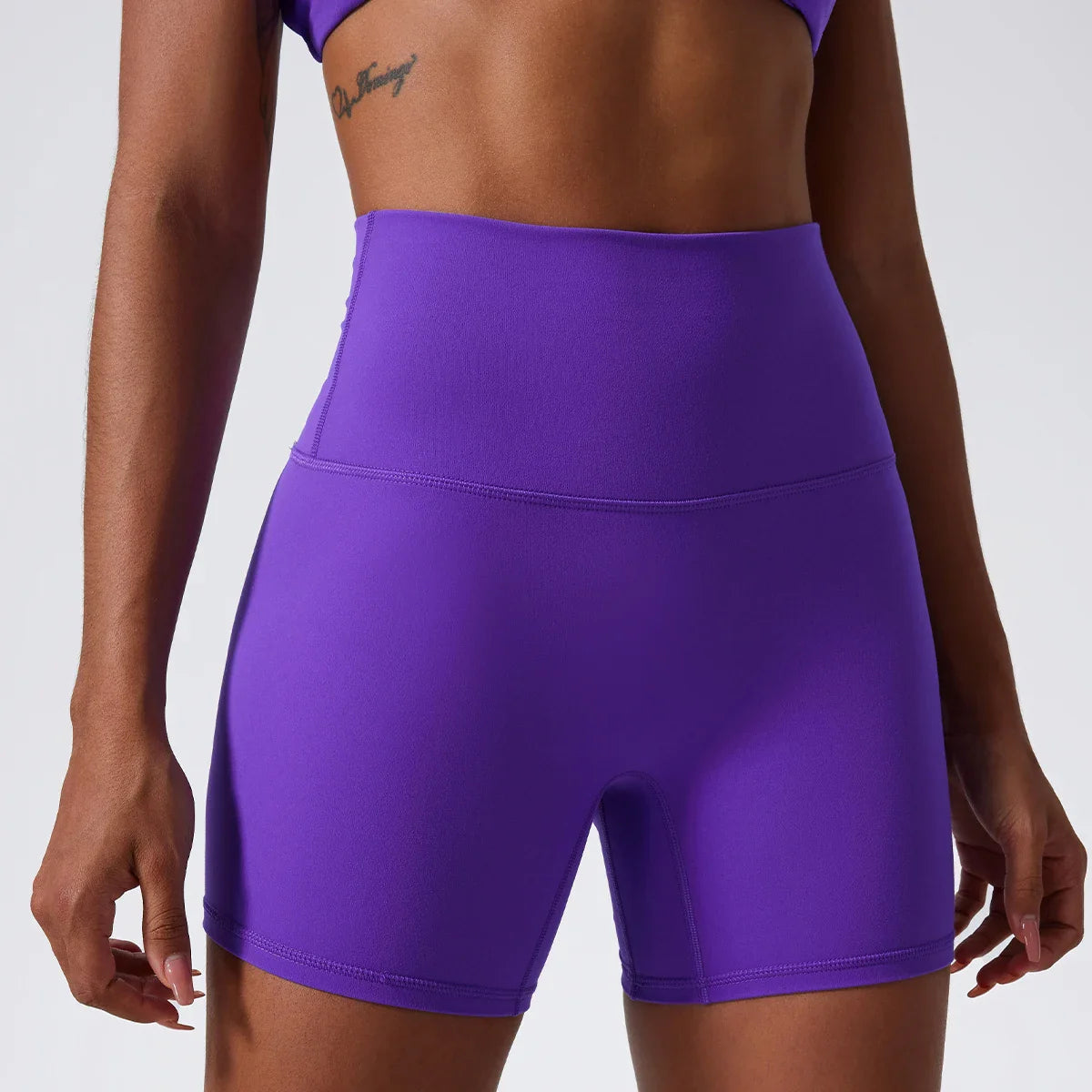 Ultra Comfort High-Waist Yoga Shorts THRIXINE