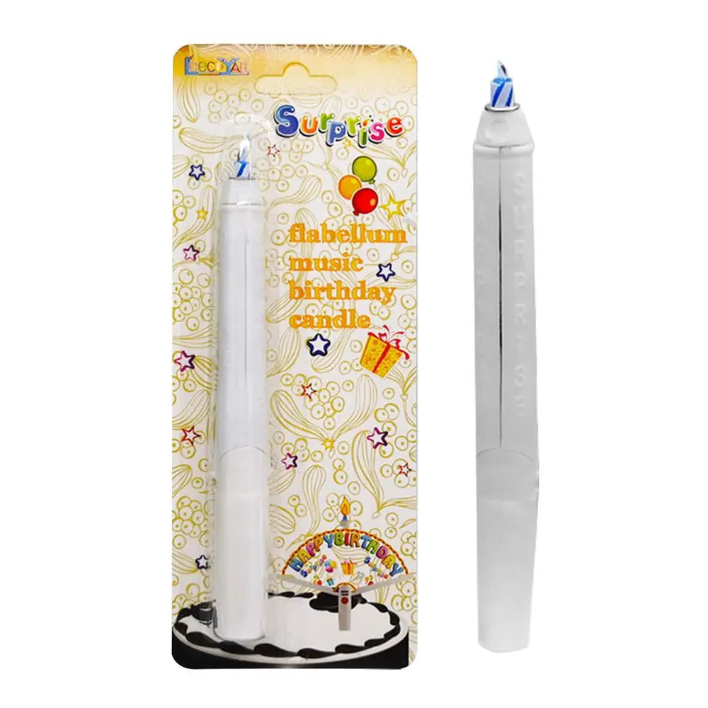 Happy Birthday Candle Fan-Shaped Birthday Candle Supplies Birthday Cake Candle Decor Funny Candles for Decorating Birthday Theme Lootquake LLC