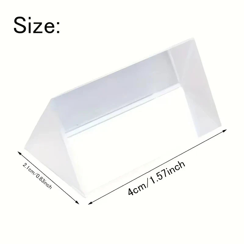 Optical Refraction Right Angle Triangular Prism Triangular Strip Photography Props Optical Physics Teaching Experimental GIFT