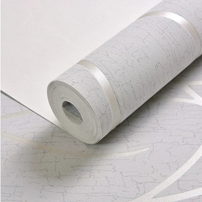 Background Wallpaper Room Decoration 53cm Wall Stickers Thickened Bedroom Curve Stripes Moisture-proof Non-woven European Modern Lootquake LLC