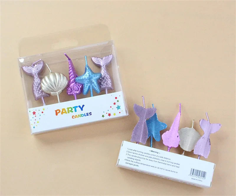 Birthday Cake Candles Children's Gift House Mini Candle Colored Beautiful Ritual Funny Girl Christening Gifts For Guests Candle Lootquake LLC