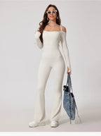 Yoga Jumpsuit Women's Sports Overalls Flared Trousers THRIXINE