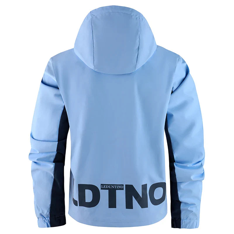 StormGuard Color-Block Tactical Jacket - Multi-Pocket THRIXINE