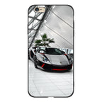 Cute Cover Soft Silicone Print Cars Print Phone Case For Iphone 5s 5 S Se 2016 4.0" Case Phone Cover On  Iphone 6s 6 S Plus Funda Bumper Black Case Sport Race Car Stevvex