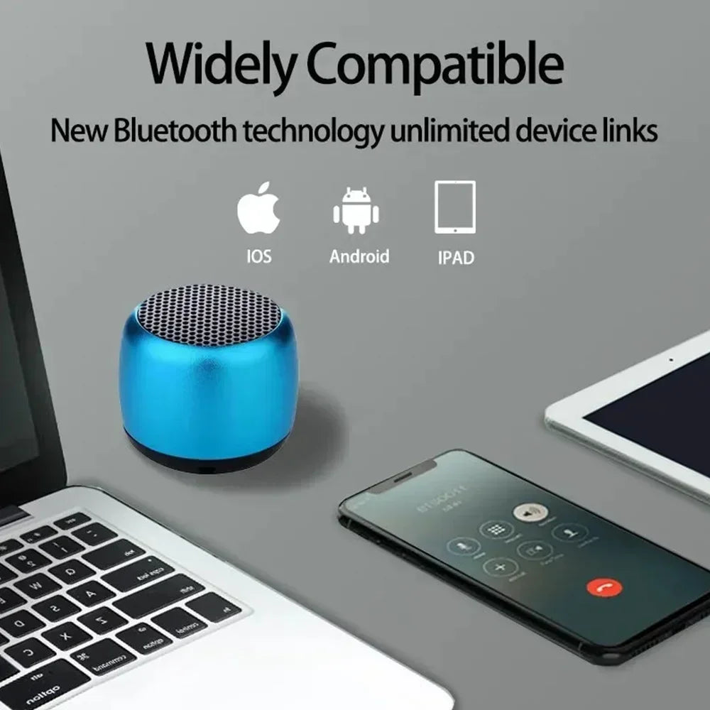 Mini Bluetooth Speaker HD Sound with Bass Smallest Wireless Speaker for Phone PC Tablet with Selfie Button Call Function Cute Lootquake LLC