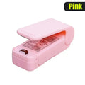 Foods Storage Sealing Machine,Handheld Mini Heat Bags Package Sealer,Plastic Bags Clips, Snack Vegetables and Fruits Keep Fresh