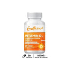 Vitamin D3 50000 IU - Immune Support, Promotes Muscle Health, Bones and Nervous System Health Lootquake LLC