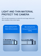 4Pc Camera Lens Protector For iPhone 14 13 12 Pro Max Full Cover Tempered Glass For iPhone 13 12 Mini Camera Protector Lens Film Camera Protective Glass For iphone Stevvex