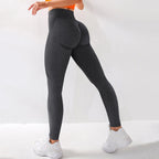 High Waist Seamless Leggings Women Push Up Leggings Women Seamless Lifting Leggings High Waist Workout Yoga Pants Sport Women Fitness Running Yoga Pants Elegant Elastic Leggings For Fitness Figure Enhancing Athletic Leggings Stevvex