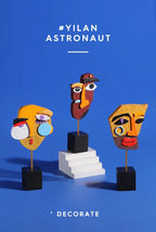 Sculptures Abstract Statue Ornaments Home Decor Modern Figurines For Interior Face Art Nordic Living Room Desktop Crafts Gift