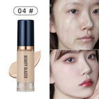 BEAUTY GLAZED 6 Color Liquid Foundation,Full Coverage, Long-Lasting, Waterproof, Natural Effect,Hydrating Lootquake LLC