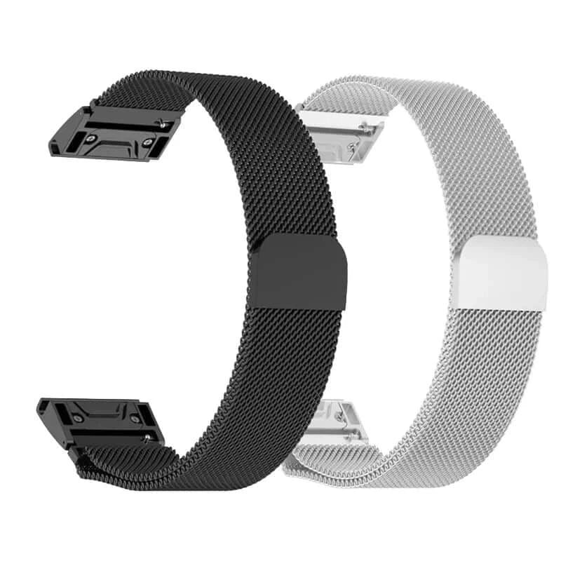 Garmin Stainless Steel Magnetic Strap - Durable QuickFit Band - SJB-DIAMOND ELITES
