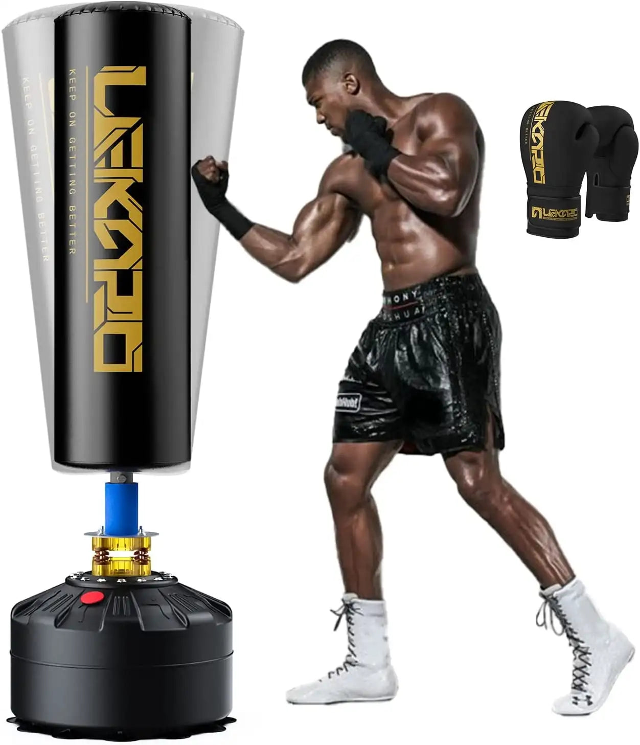 HomeBoxing Pro: Suction Stand & Gloves Set - SJB-DIAMOND ELITES