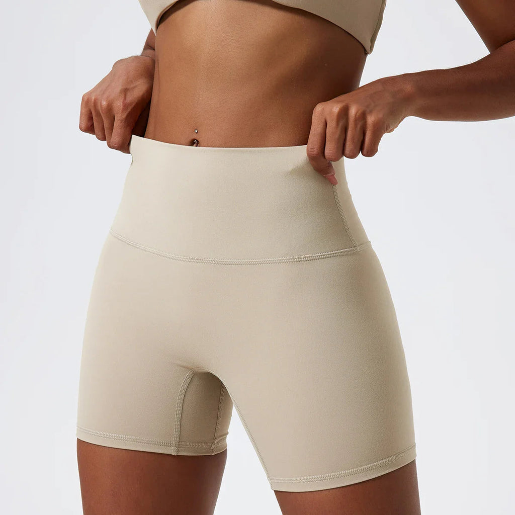 Ultra Comfort High-Waist Yoga Shorts THRIXINE