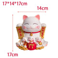 Maneki Neko Cat Piggy Bank Animal Statue Cat Figurine Piggy Bank for Chinese New Year Gift Home Decoration Easter Gifts Kids Lootquake LLC