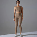 Women's tracksuit Sports Bra and Running Pants THRIXINE