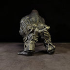 Famous sculptor Collectible works Postmodernism bronze Sculpture ART Mechanical gorilla HOME office Bar Decorative statue