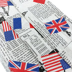 Newspaper Printed Fabric Quilting Cloth Cotton Linen For DIY Sewing Tablecloth Cushion Placemat Storage Bag Handicraft Materials Lootquake LLC