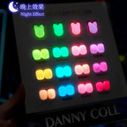 Fluorescence Lacquer Nail Polish Gel UV&LED Fluorescent Gel Semi-permanent Varnish Soak Off Gel Polish12 Colors/set Lootquake LLC