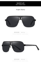 BARCUR Polarized Sports Sunglasses for Men Fashionable Fishing Driving Hiking and Outdoor Eyewear UV400 Protection Gradient Lenses