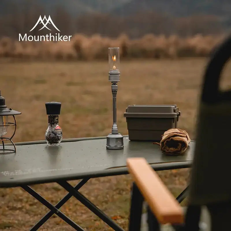 Portable Camping Gas Lamp Mounthiker Candlelight Tent Gas Lamp Home Dinner Decor