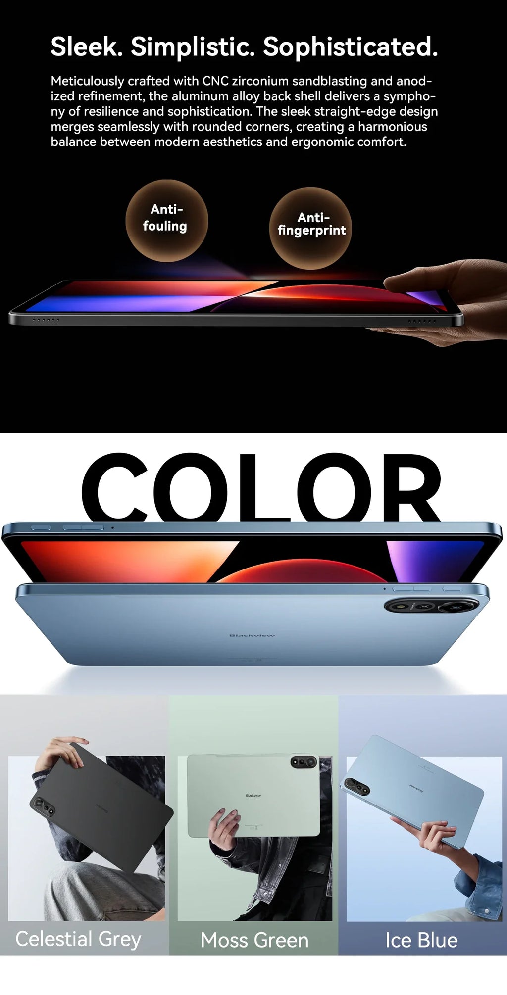 Blackview MEGA 2 Tablets 12 inch 2K Display Widevine L1 24GB(8+16) Android 15 256GB 9000mAh AI Main Camera Pad PC Lootquake LLC
