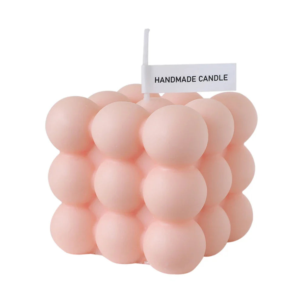 Bubble Candle Cube Fragrance Candles Handmade Scented Candle Soy Wax Candle Set for Home Decoration Wedding Party Birthday Lootquake LLC