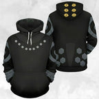 Hot Selling Kpop Demon Hunter Print Hoodie Autumn And Winter Trend Casual Pullover Men's Halloween Role Play Costume Gift Pi-Mart