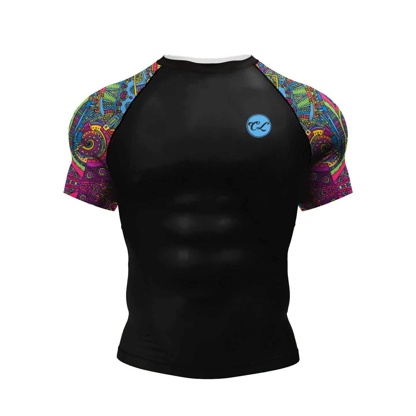 Men's Compression Short Sleeve Athletic T-Shirts - SJB-DIAMOND ELITES