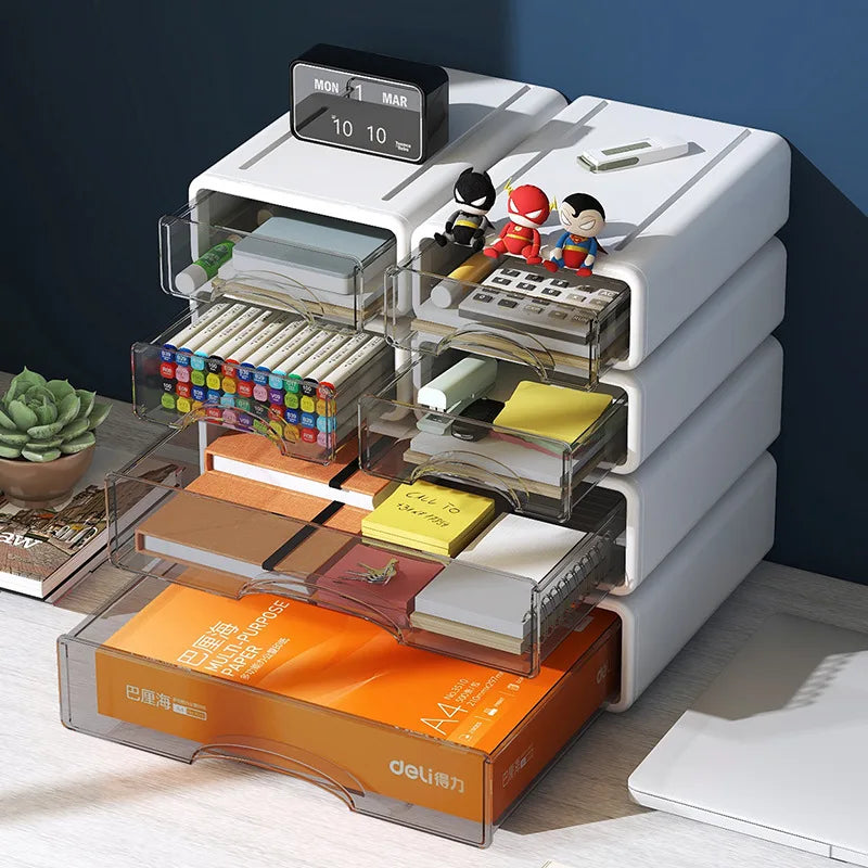 Storage Drawers Desk Organizer Box Desk Stationery Drawer Storage Toiletries Organizer Box Clutter Desk Shelving Home Storage Lootquake LLC
