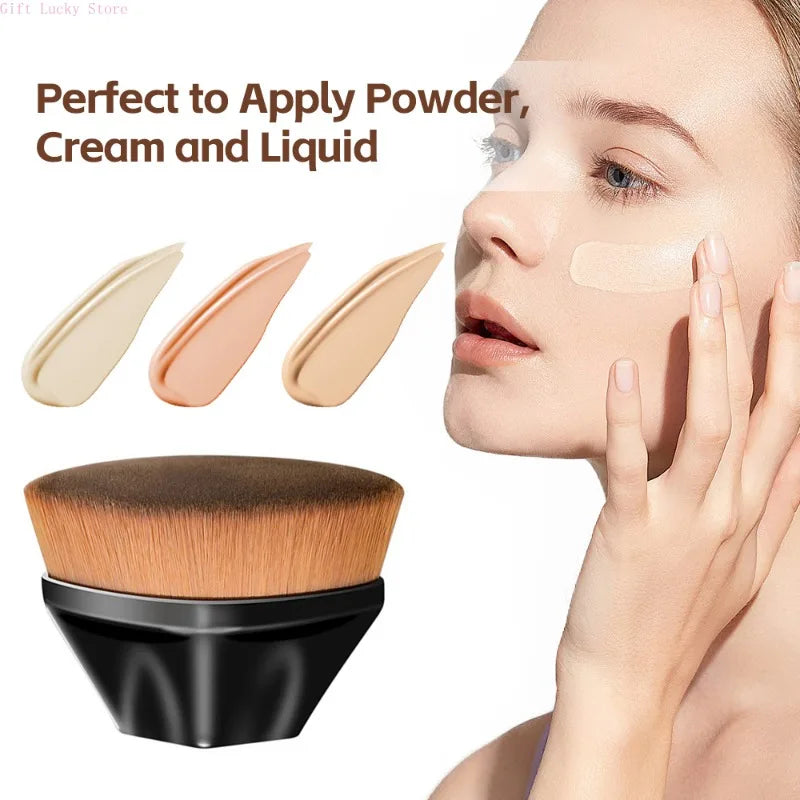 1PC Foundation Brushes Makeup Korean Professional Cosmetics BB Cream Powder Make Up Brush Short Handle Magic Foundation Brush Lootquake LLC