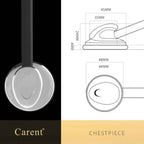 Carent Black Cardiology Dual Stethoscope