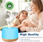 Aroma Diffuser, 300ml Aromatherapy Oil Diffuser with 7-Color Light, Timer-Adjustable Fog Mode Setting 300ML humidifier Lootquake LLC