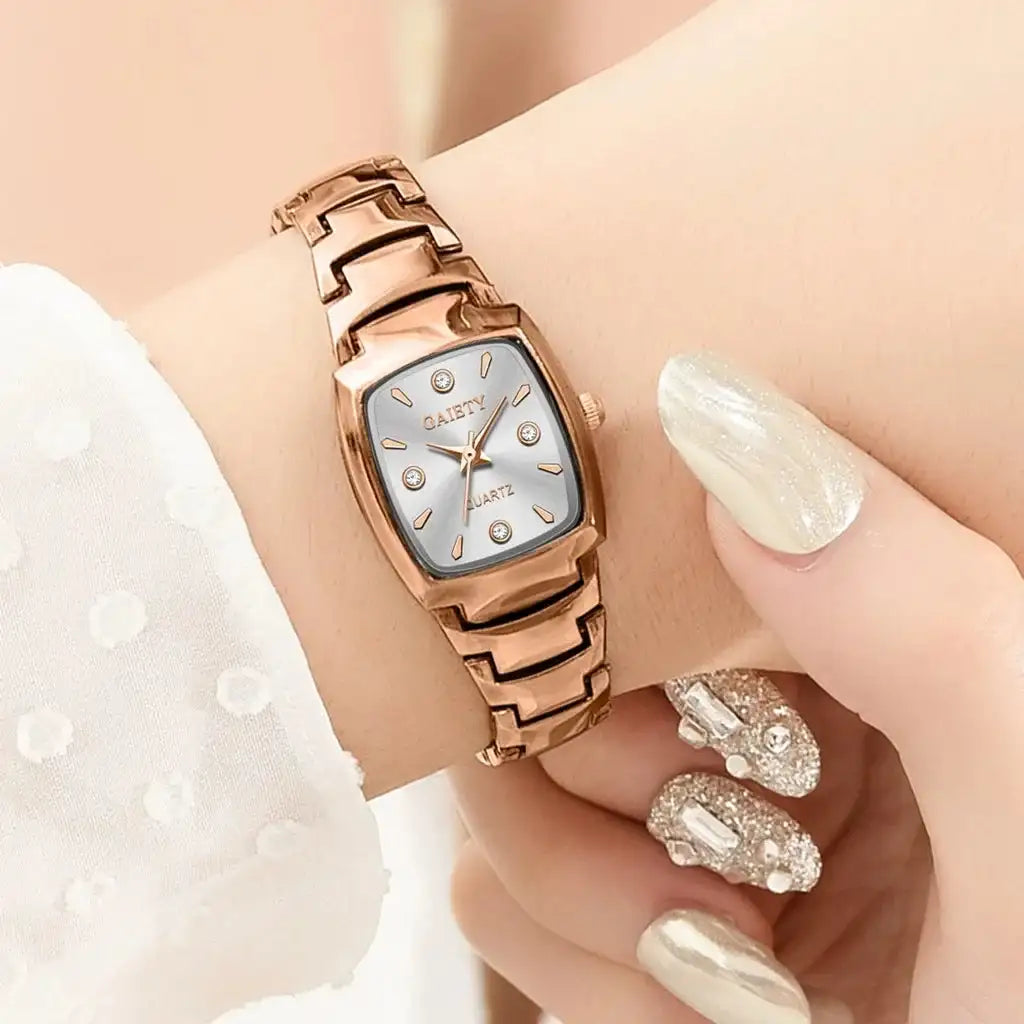 2024 Ladies Fashion Casual Quartz Watch Women Business Stainless Steel Strap Watch Women's Watch Clock Leisure Reloj Mujer